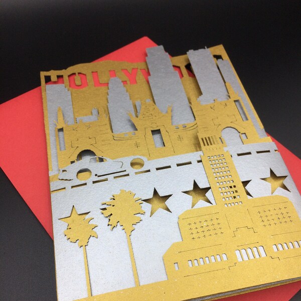 Los Angeles Postcard - Etsy