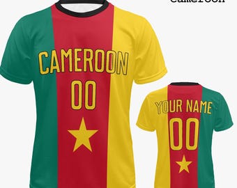Custom Cameroon Soccer Jersey for Men & Women | Personalized Cameroonian Gifts for Him and Her