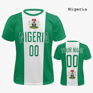 Personalisierte Nigeria Jersey für Männer & Frauen | Nigerianische Geschenke für Sie und Ihn