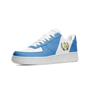 Guatemala Flag Sneakers | Custom Guatemala Clothes | Guatemalan Gifts for Him & Her