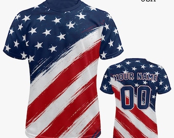 Personalized USA Soccer Jersey | Custom USA Jersey | United States Shirt