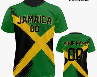 Personalized Jamaica Soccer Jersey | Custom Jamaica Shirt