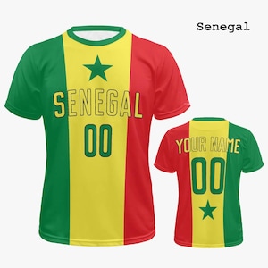 Personalized Senegal Jersey for Men & Women | Senegalese Gifts for Him and Her