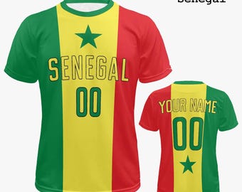Personalized Senegal Jersey for Men & Women | Senegalese Gifts for Him and Her