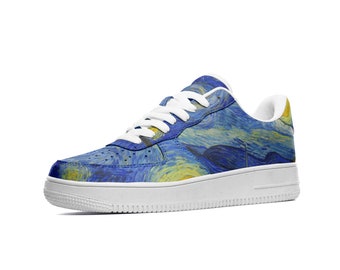 Starry Night Shoes for Artists | Vincent van Gogh Gift for Artist Man & Woman