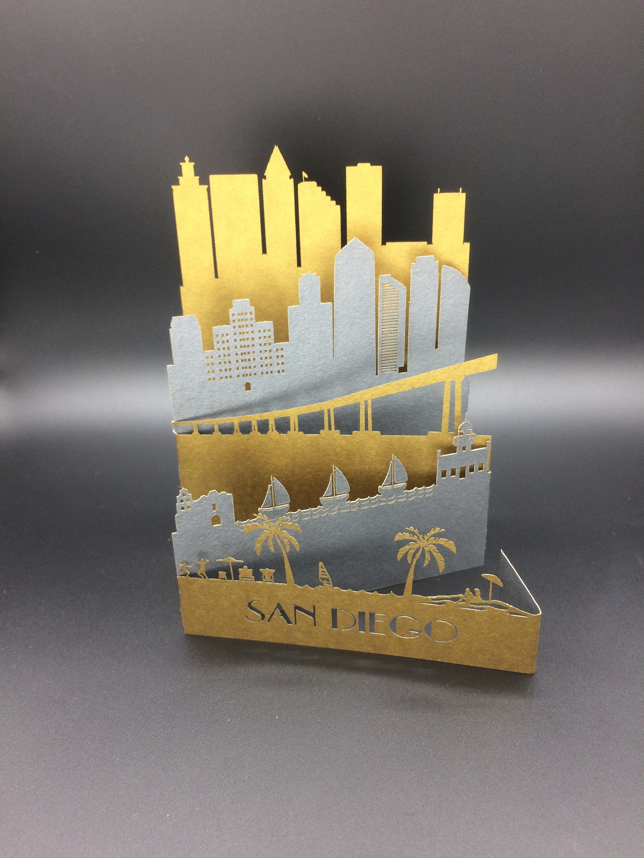 San Diego Card San Diego Wedding Favors San Diego Postcard Etsy