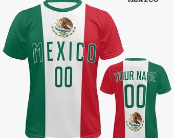 Personalized Mexico Soccer Jersey for Men & Women (Sizes: S - 4XL)
