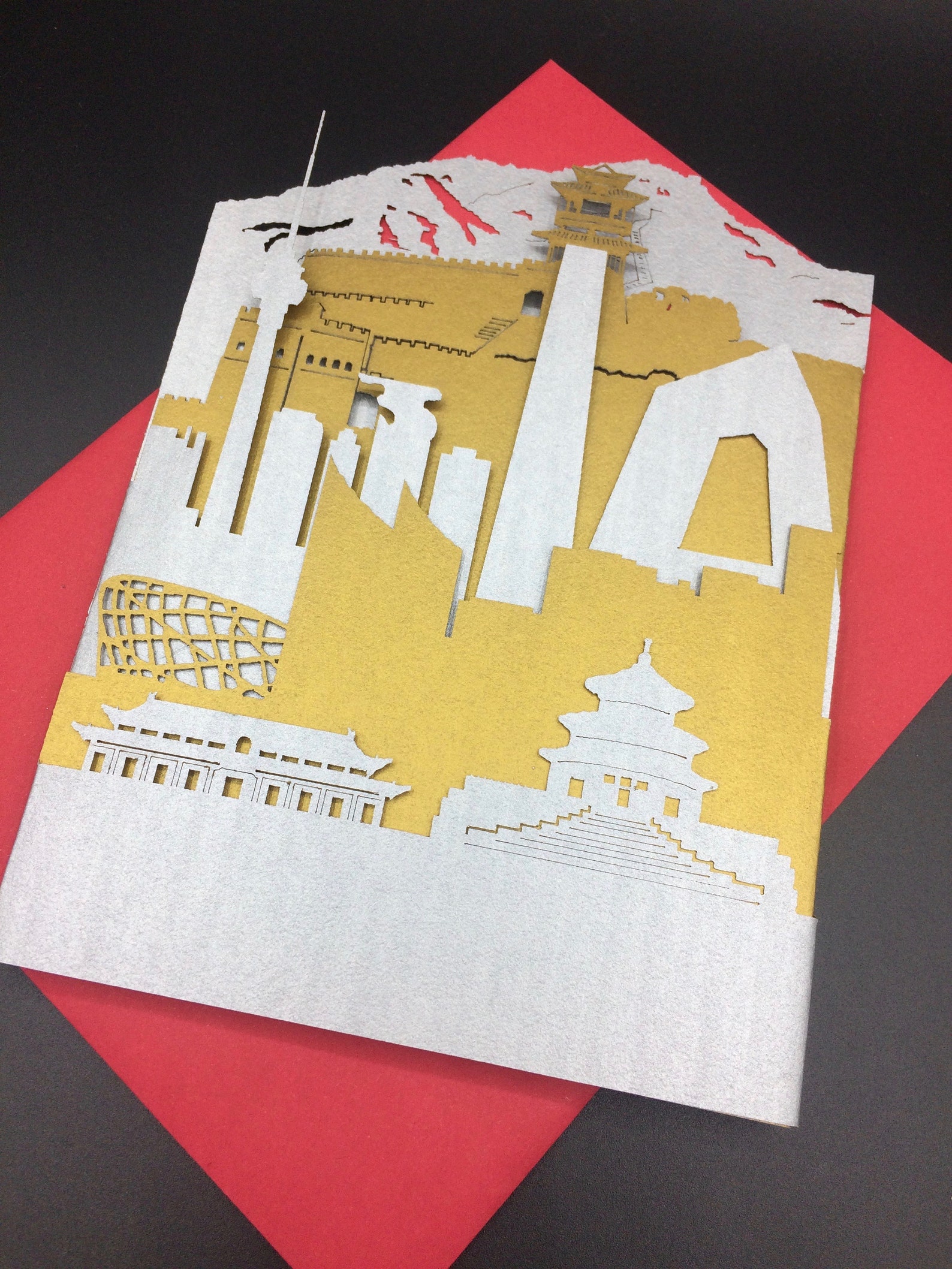 Beijing Greeting Card Chinese Gifts for Him / Her Beijing Etsy
