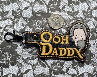 Ooh Daddy Izzy Keychain, OFMD-Inspired Bag Tag, LGBTQ+ Pirate Bag Clip, Pirate Symbol