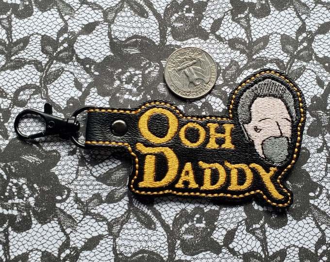Ooh Daddy Izzy Keychain, OFMD-Inspired Bag Tag, LGBTQ+ Pirate Bag Clip, Pirate Symbol