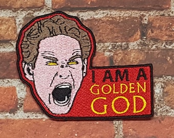 I Am A Golden God Patch, Comedy Meme Emblems, IASIP-Inspired Morale Patch, Perfect for Battle Vests or Jackets