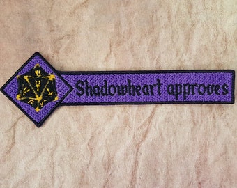 Shadowheart Approves Prism Patch, Popular RPG NPC Patch, Fully Embroidered Video Game Morale Patch