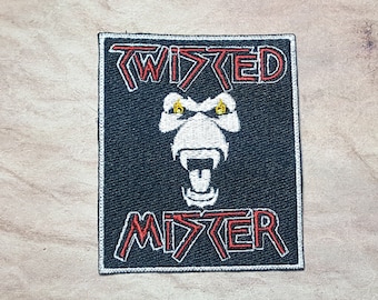 Twisted Mister Patch, Fully Embroidered, DnD Badge, Dungeons and Dragons Patch, Perfect for Critters
