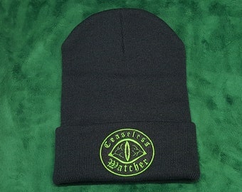 Ceaseless Watcher Beanie, Horror Podcast Hat, TMA Skullcap, Perfect Gift for MAG or Eldritch Horror Fans