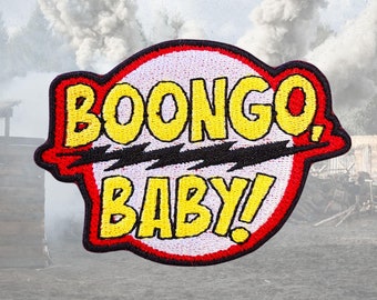 Boongo, Baby! D20-Inspired Patch, Fully Embroidered D20 Emblem, DnD Badge, Dungeons and Dragons Patch, Great for Nerdy Hats or Jackets