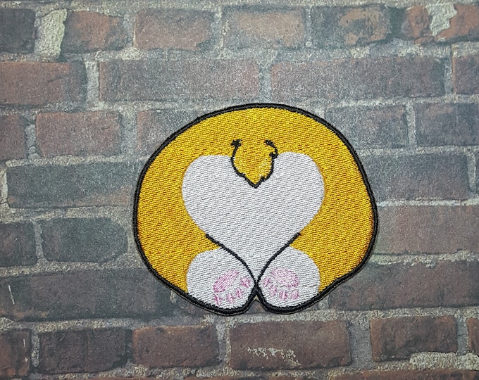 Corgi Butt Patch Fully Embroidered, Perfect Gift for Dog Parent, Cute Puppy Badge, Kawaii Morale Patch