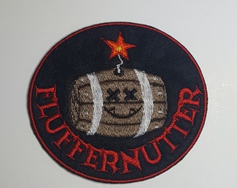 Fluffernutter Exploding Barrel Morale Patch Embroidered Felt