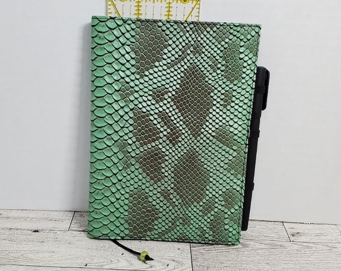 Green Snake / Dragon Scale  Medium Composition Notebook Cover