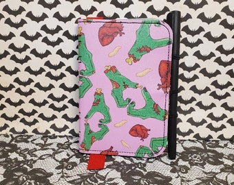 Zombie Hearts Journal, Miniature Composition Witchy Spells Notebook, Mini Comp Pocket Notepad