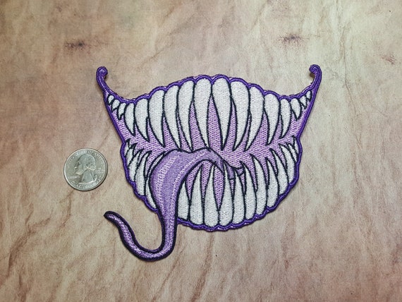 Large Monster Mouth Patch, DnD Mimic Patch, TTRPG Eye Tyrant Mouth, Grotesque Monstrous Mouth Patch