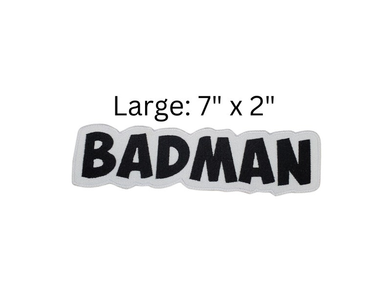 Badman Anime Meme Label Patch - Etsy