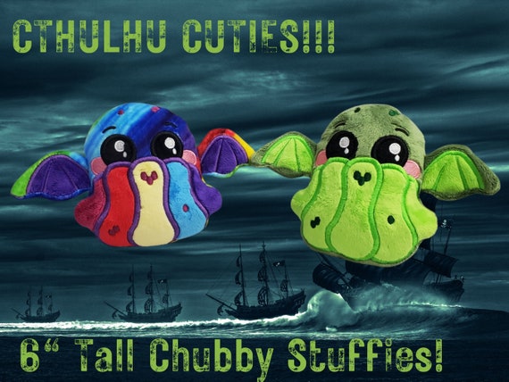 Cthulhu Horror Cutie Stuffie, Eldritch Beast, DND Plushy