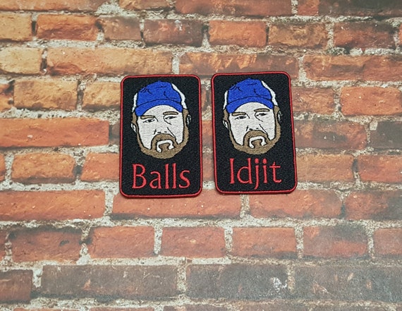 Balls and Idjit Patches, SPN Badge, Popular Monster Slayer Emblem, Grouchy Grampa Patch, Perfect for Cosplay