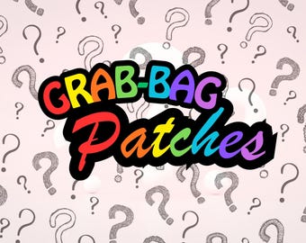 Grab-Bag Patches (5) Pack Bundle! Including Exclusive Designs Not Found Elsewhere on our Shop