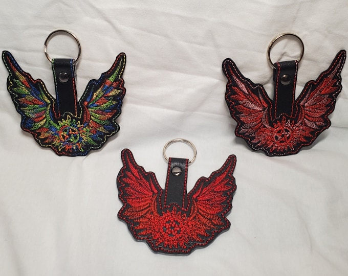 Devils Trap keychain
