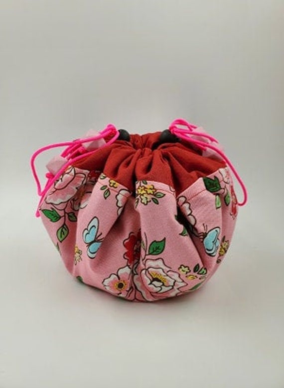 Floral Print Medium Dice Bag of Holding, Dungeons and Dragons Druid Dice Pouch, Cottagecore Dice Bag, Gift for Fairy or Goblin