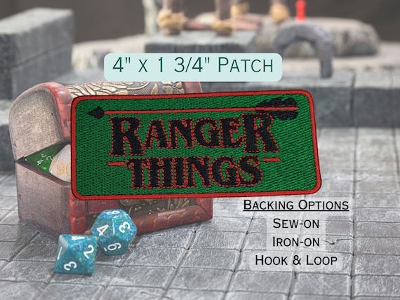 Ranger Stuff DnD Patch, Fully Embroidered TTRPG Emblem, Dungeons and Dragons Beast Master Badge, Perfect Gift for LARP