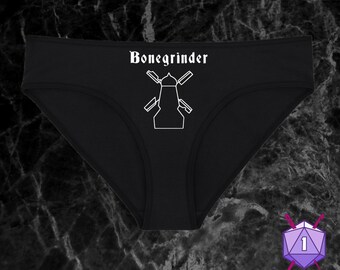 Eat Your Heart Out Valentine Underwear, Gothic Dainty & Dangerous Panties,  Perfect Halloween Gift, Multiple Sizes Available From Small-2xl 