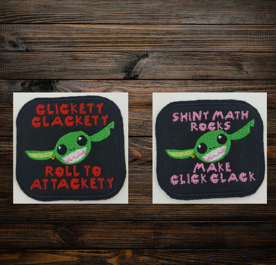 Dice Goblin Embroidered Morale Patch Etsy