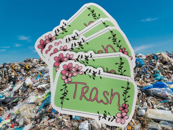 Trash Sticker