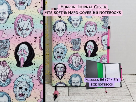 Pastel Horror Icons Medium Composition Notebook Cover
