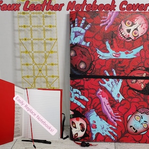 The Undead Cerebrum Journal, Composition Horror Notebook, Bloody Gore Comp Notepad Cover