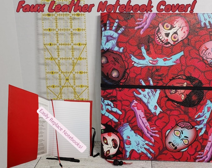 The Undead Cerebrum Journal, Composition Horror Notebook, Bloody Gore Comp Notepad Cover