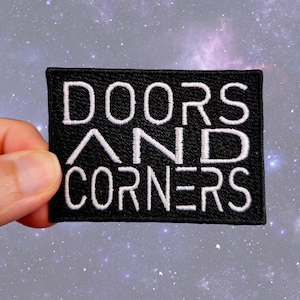 Doors and Corners Patch Fully Embroidered, Science Fiction Badge, Sci-Fi Detective Cosplay, Sci-Fi Television Show Prop With Multiple Colors