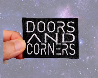 Doors and Corners Patch Fully Embroidered, Science Fiction Badge, Sci-Fi Detective Cosplay, Sci-Fi Television Show Prop With Multiple Colors