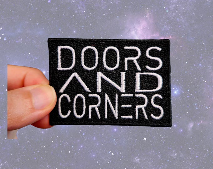 Doors and Corners Patch Fully Embroidered, Science Fiction Badge, Sci-Fi Detective Cosplay, Sci-Fi Television Show Prop With Multiple Colors