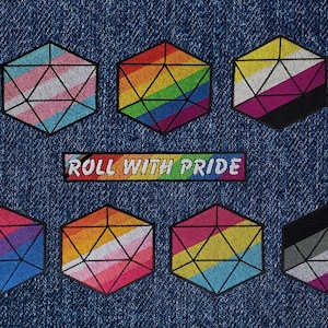 Roll With Pride Mix N match Patches