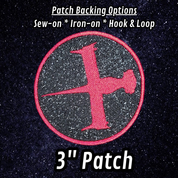 Galactic Cowboy Spaceship Patch - Out-of-this-world Iron-on Applique, Anime Patch