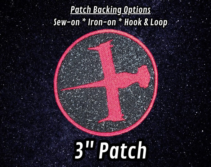 Galactic Cowboy Spaceship Patch - Out-of-this-world Iron-on Applique, Anime Patch