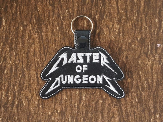 Master of Dungeons Keychain, DnD Key Fob, Dungeons and Dragons Bag Clip, Perfect Gift for TTRPG Nerds