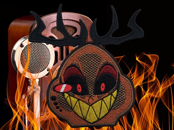 Radio host Demon HH inspired patch, Old time Radio Host