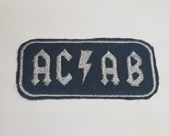 ACAB Classic Rock Metal Label Patch