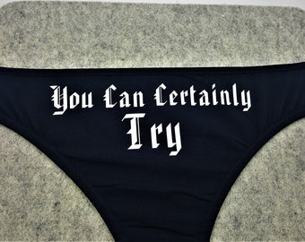 You Can Certainly Try Nerdy Underwear, Dainty & Dangerous Panties, Cast a Spell on Your Significant Other, Sizes Available From Small-2XL