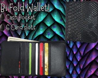 Dragon Scale, Snake skin Billfold wallet, Gift for DND