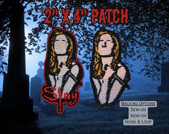 Slayer Patch Fully Embroidered, BtVS Badge, Popular Monster Slayer Emblem, Vampire Slayer Patch, Chosen One, Perfect for Cosplay