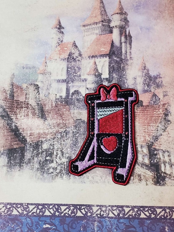 Kawaii Guillotine Patch, Riot, Resist, Revolt Emblem, Cute French Protest Symbol, Perfect for Battle Vests or Jackets